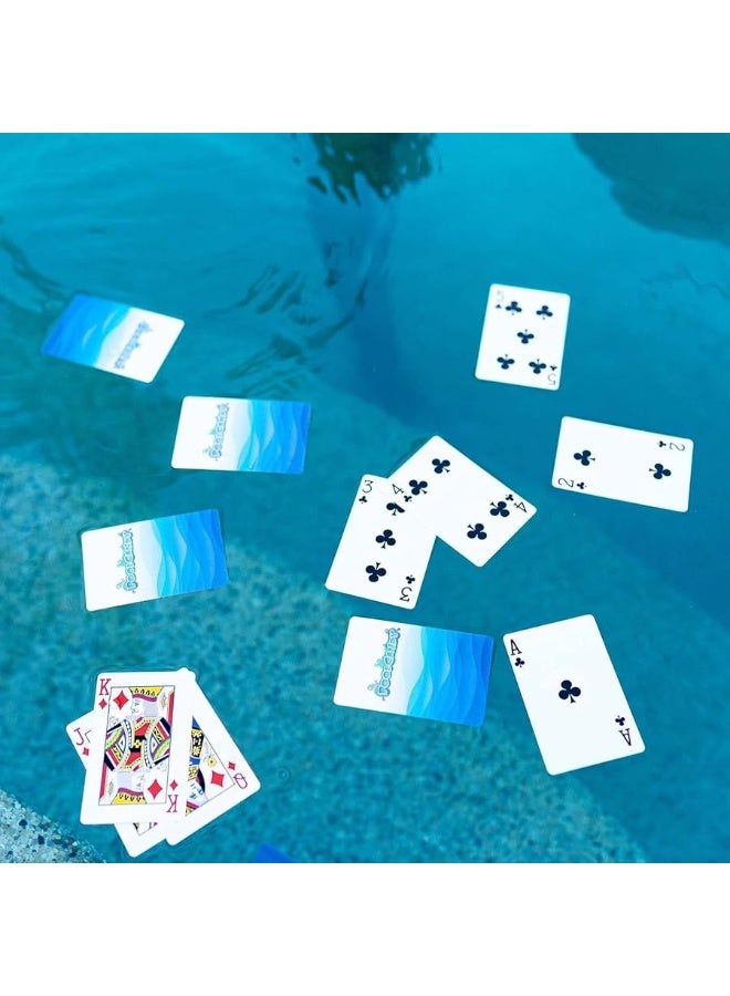 Poolcandy Inflatable Game Table with Waterproof Playing Cards