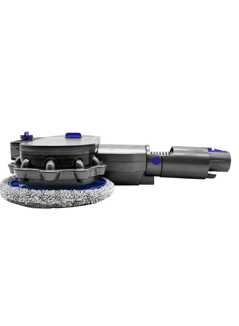 Electric Cleaning Mop Head for Dyson V7 V8 V11 V10 Vacuum Cleaner Wet & Dry Combining Vacuuming and Mopping, Hardwood Floor Attachment with 150ml Removable Water Tank