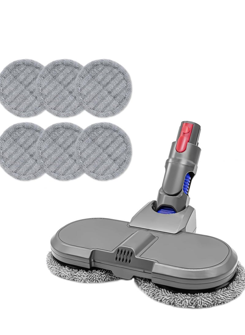 Vacuum Cleaner Attachment, Electric Mop Head for Dyson V7/V8/V10/V11, Wet & Dry, Hardwood Floor