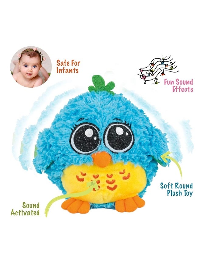 Baby Toys 6 to 12 Months & Up - 'Mr. Blue' Dancing & Singing Bird - Sound & Touch Activated Musical Toy for Boys & Girls - Ideal Gift for Infants, Babies & Toddlers