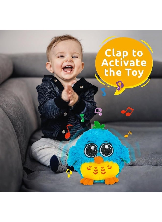 Baby Toys 6 to 12 Months & Up - 'Mr. Blue' Dancing & Singing Bird - Sound & Touch Activated Musical Toy for Boys & Girls - Ideal Gift for Infants, Babies & Toddlers