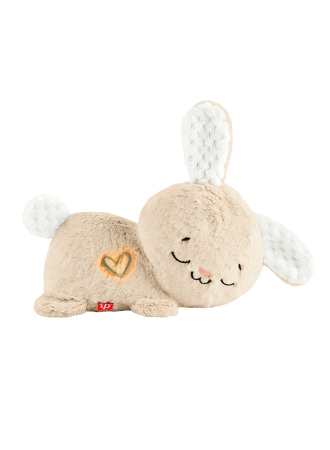 Baby Sound Machine Soothe & Settle Bunny Portable Plush Toy with Music, Lights & Motion for Newborns