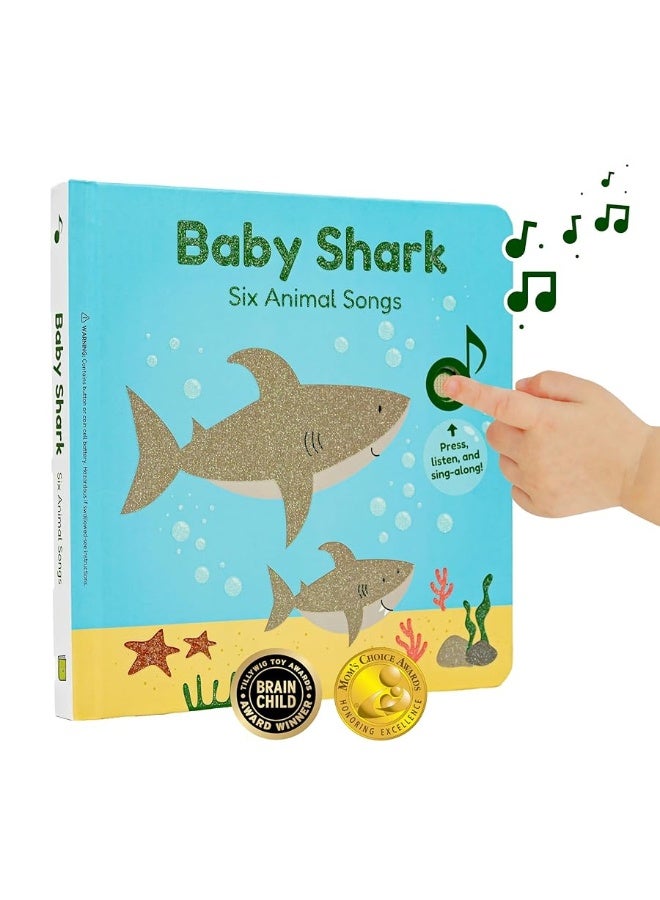 Cali's Books Nursery Rhymes Musical Book. Press, Listen and Sing Along! Best Interactive Sound Book for Toddlers 1-3. Award Winner Toy (Baby Shark Nursery Rhymes)