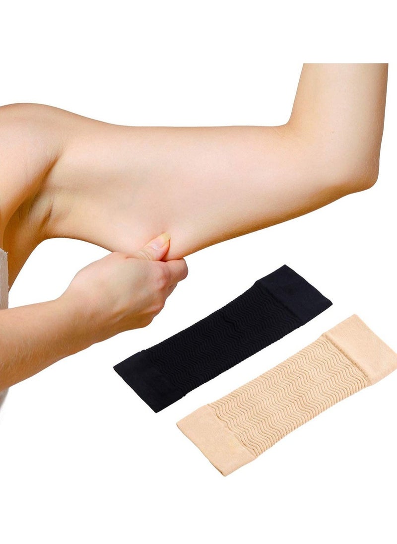 6 Pairs Arm Shapers Set Upper Compression Sleeve Slimming Warps Shaper for Woman Cooling Sleeves Cover Sun Wraps