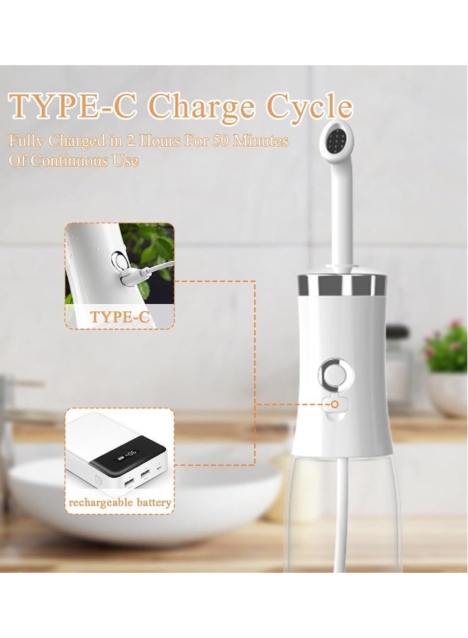 Electric Portable Bidet Rechargeable Travel Bidet Toilet Bidet Sprayer with Travel Bag For Personal Cleaning Postpartum Perineal Hemorroid Care