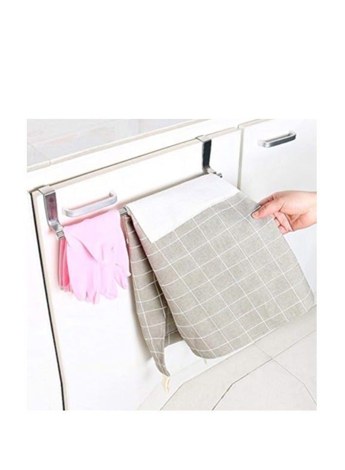 Stainless Steel Towel Bar Holder (Silver)