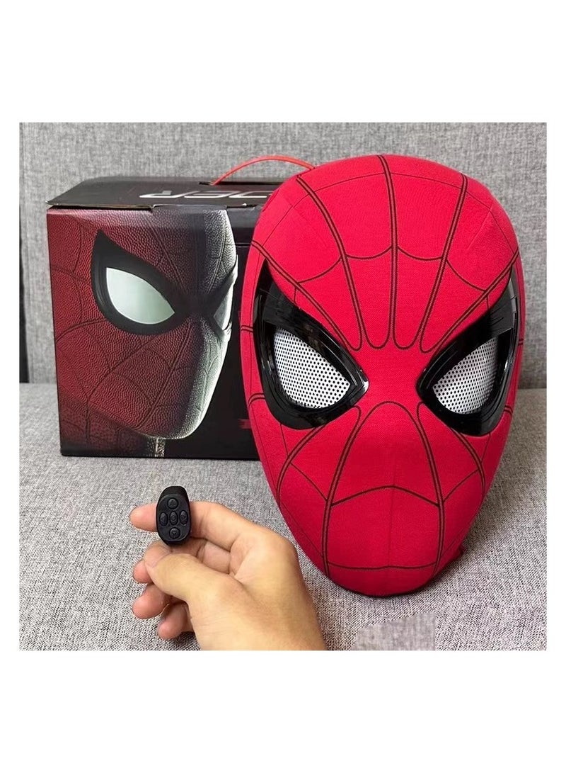 RC Headgear Spider-Man Helmet Mask, Blinking Control, Storytelling Toy for Kids 3+, Polypropylene/Plastic