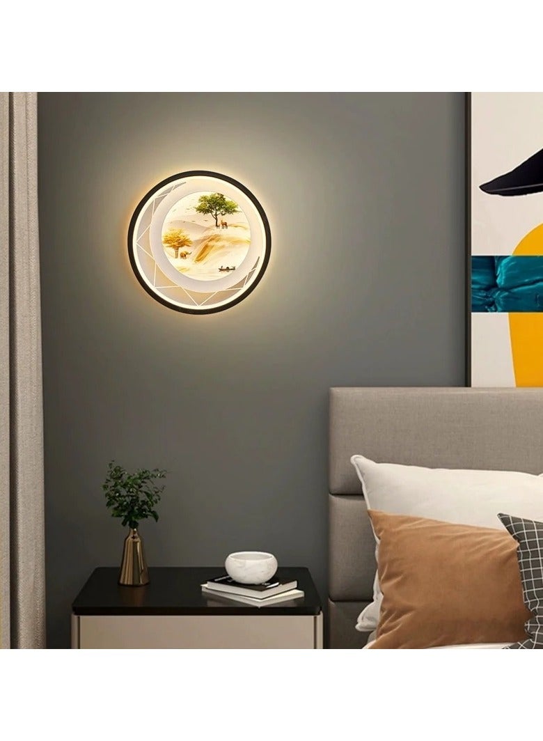 Style New Bedside Wall Lamp Bedroom Living Room Background Wall Light Stairs Aisle Hallway Indoor Lighting Fixture