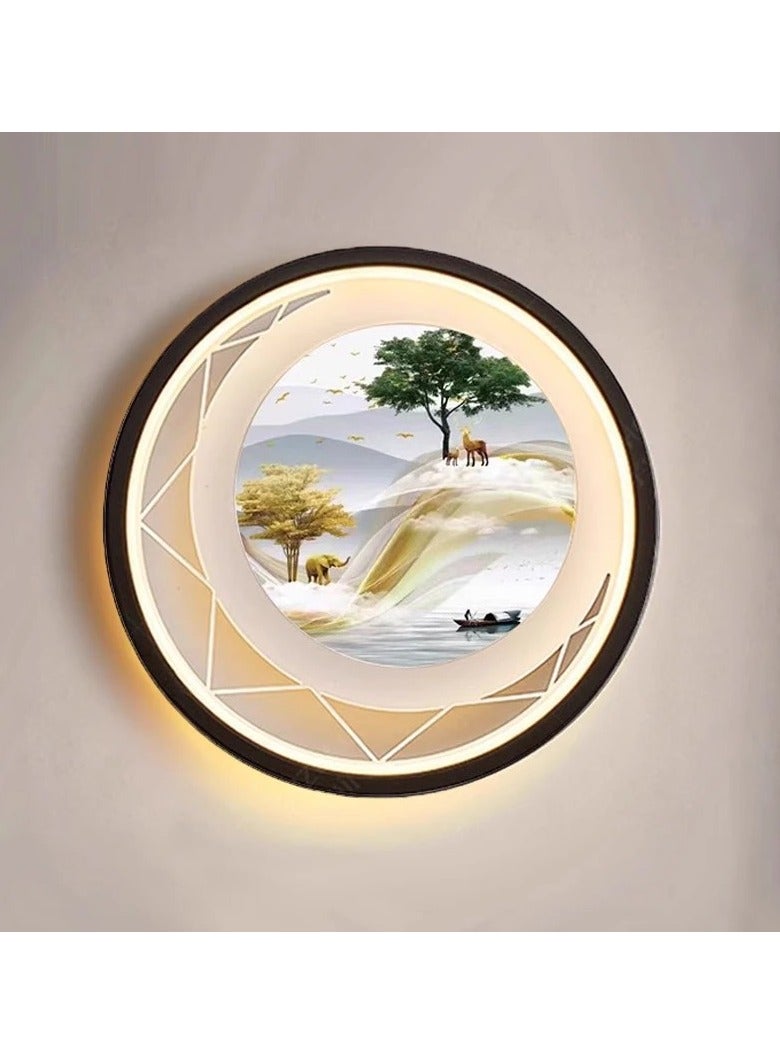 Style New Bedside Wall Lamp Bedroom Living Room Background Wall Light Stairs Aisle Hallway Indoor Lighting Fixture