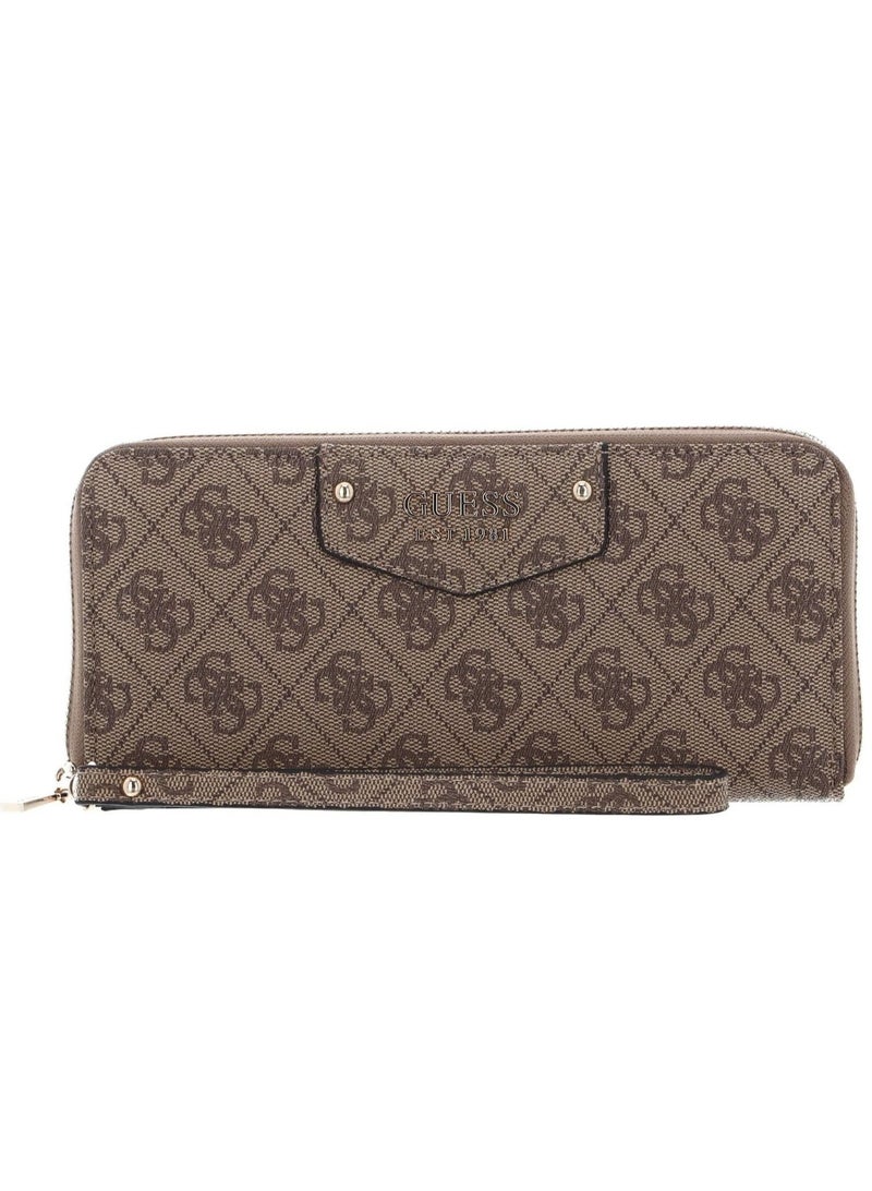 GUESS Eco Brenton Large Zip Around Wallet