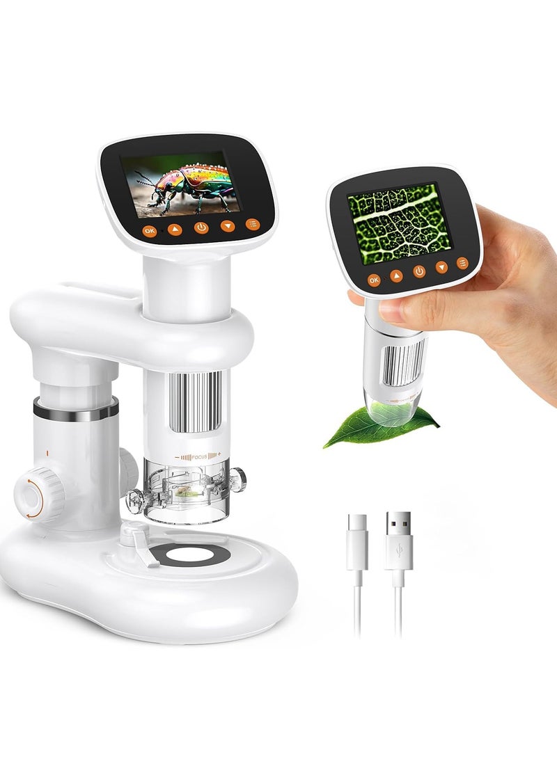 Microscope for Kids, Handheld Digital D-MS1 with 2