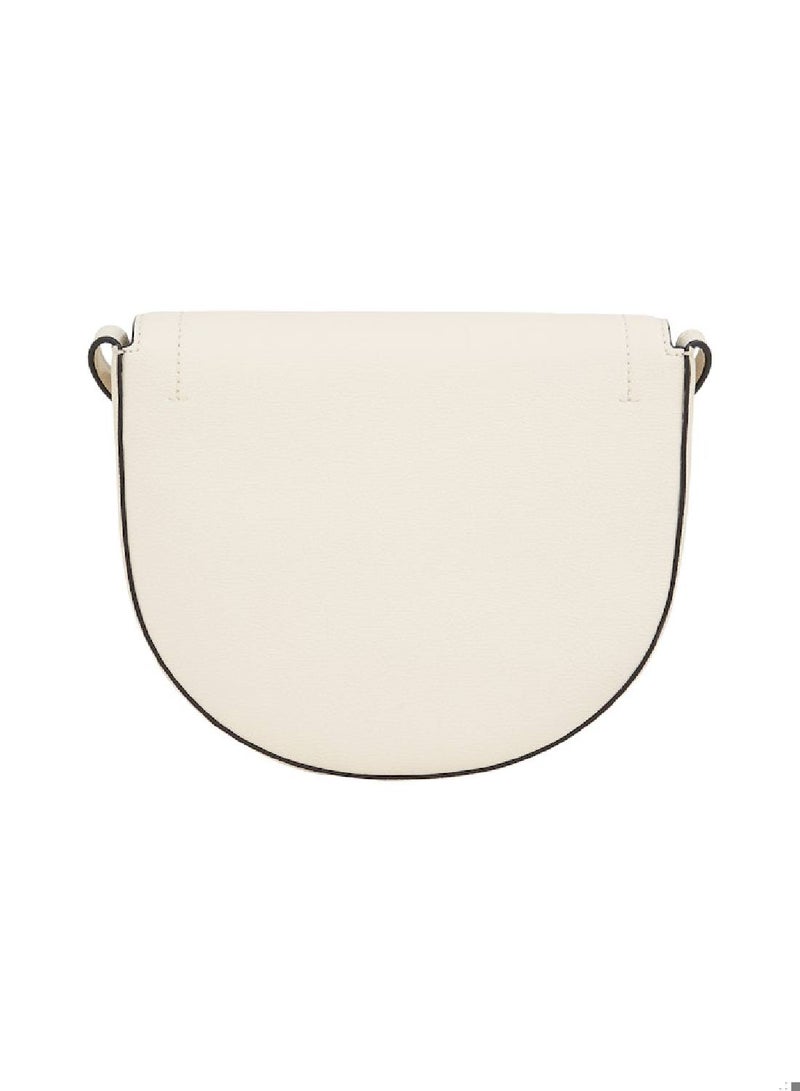 Women's Crossbody Bag, Cream - Recycled Polyester