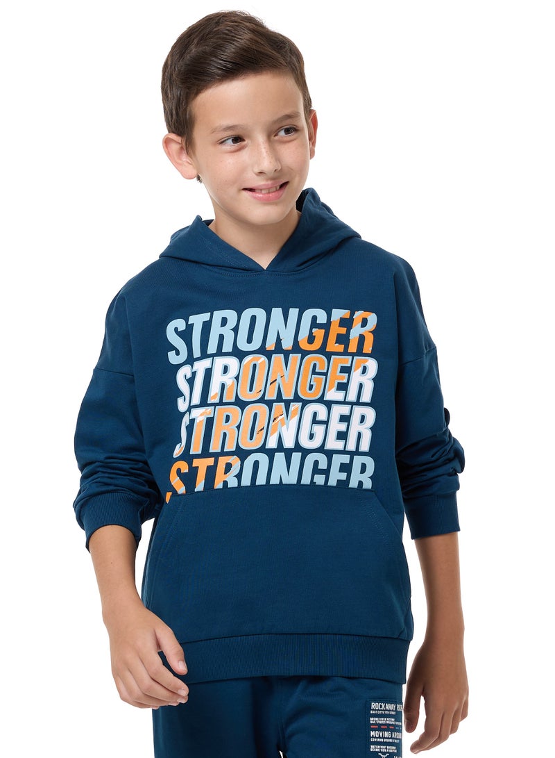 Boys' Hoodie  (8-14yrs) Navy