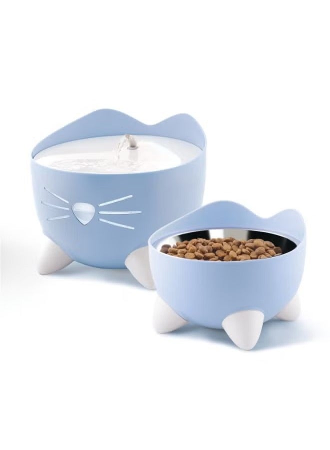 CatIt Pixi Drinking Fountain Combo pack Blue