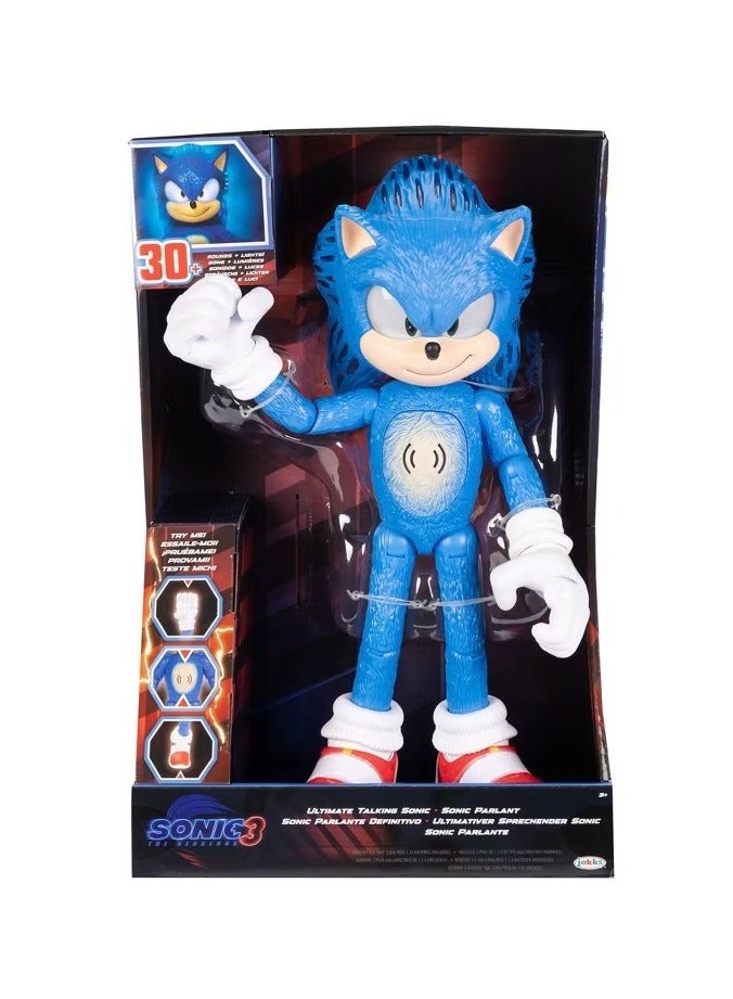 Sonic 3 Ultimate Talking Sonic Figure