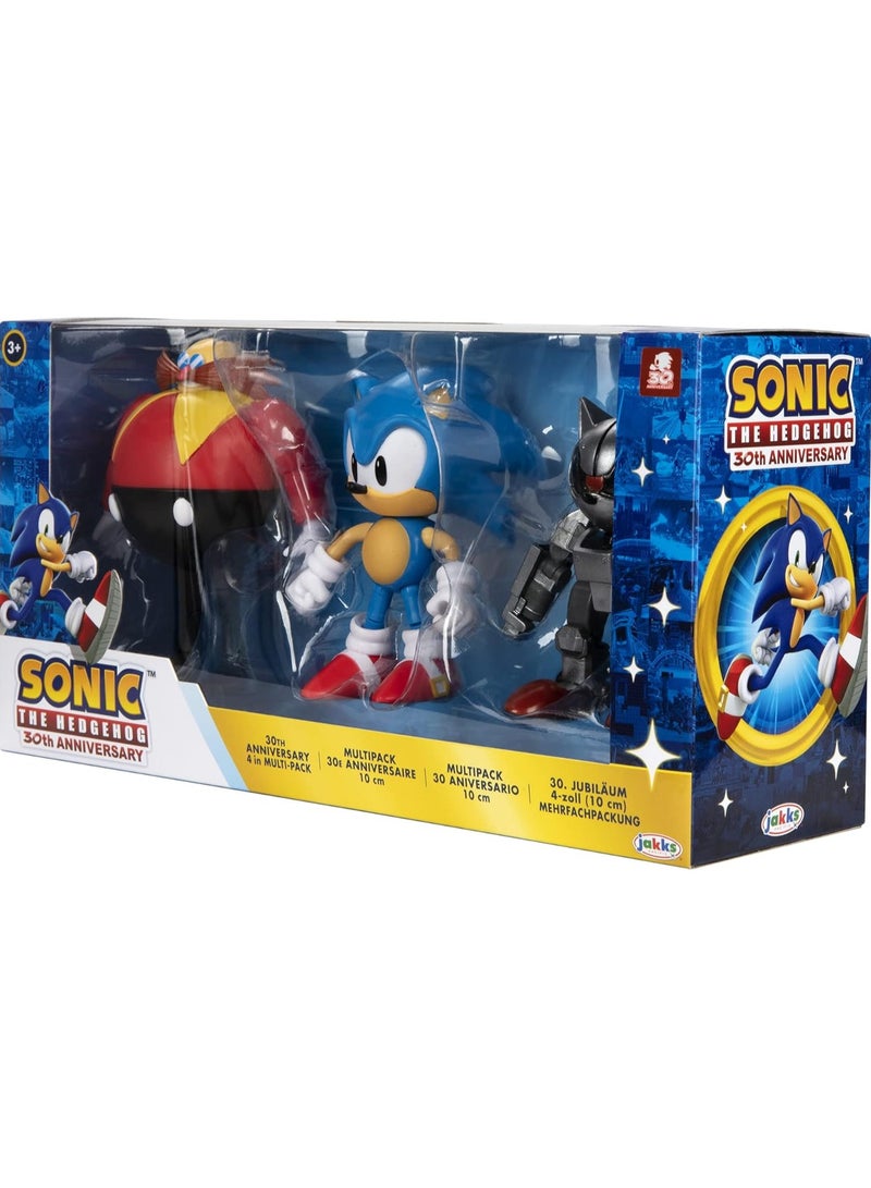 Sonic The Hedgehog Dr. Eggman, Sonic and MechaSonic Action Figure