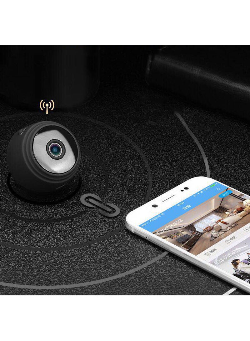 1080P Mini WiFi Outdoor Portable Cameras Black