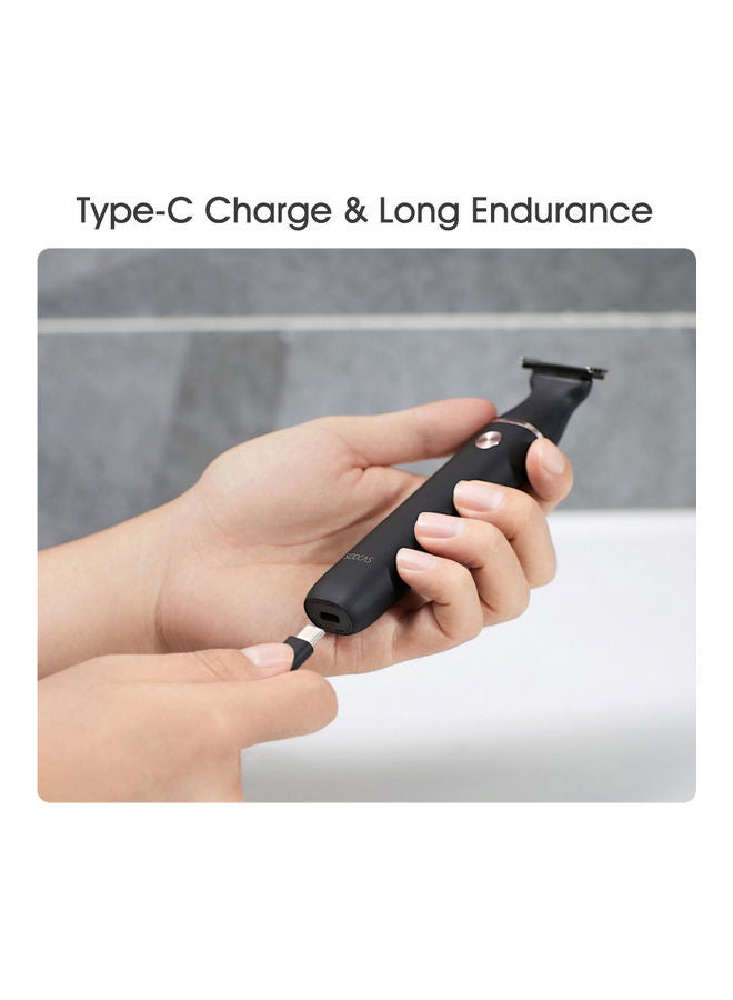 Cordless Electric Hair Trimmer Black 16x2x4.5cm