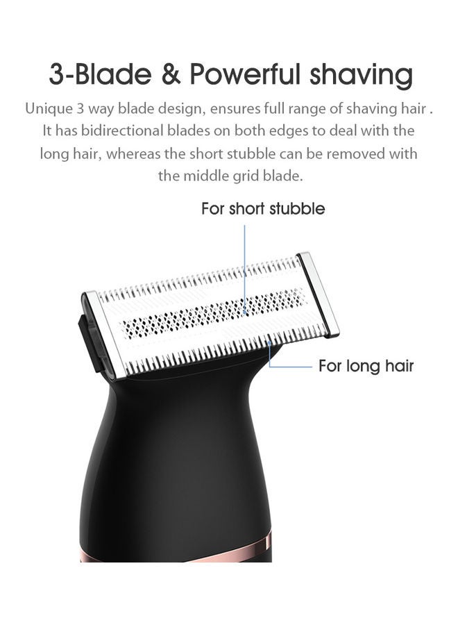 Cordless Electric Hair Trimmer Black 16x2x4.5cm