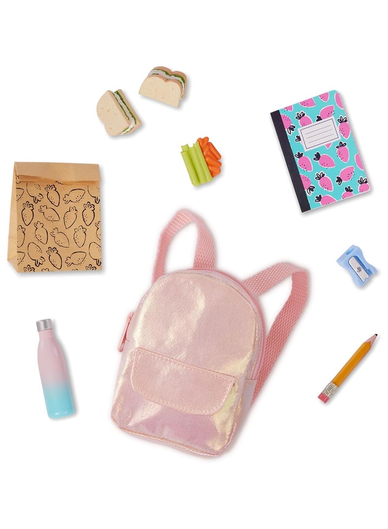 Evie Activity Elementary School Doll with Backpack and Accessories