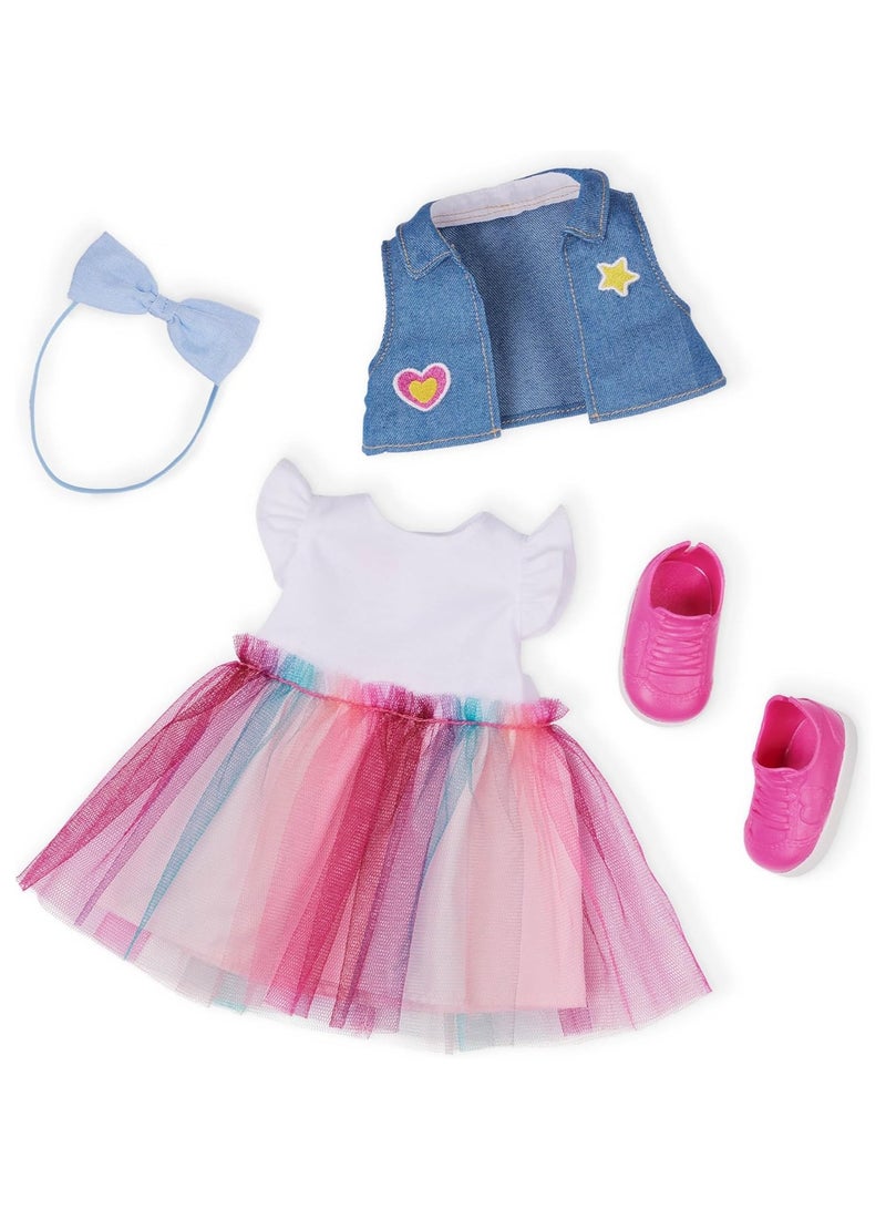 Evie Activity Elementary School Doll with Backpack and Accessories