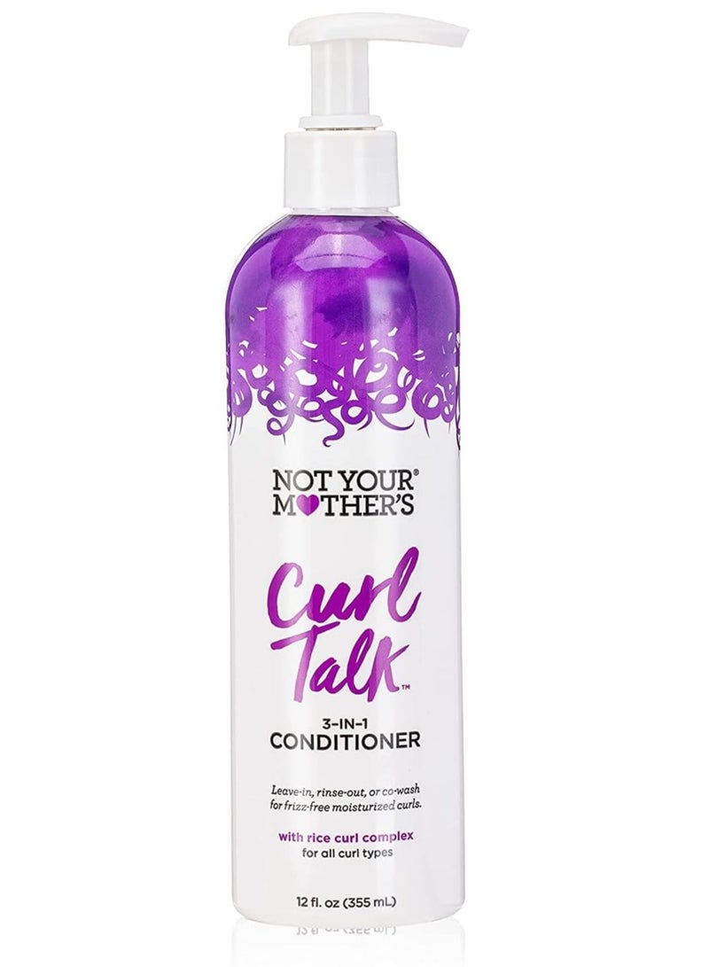 Curl Talk 3IN1 Conditioner 355ml & Curl Talk Frizz Control Sculpting Gel And Defining Cream  177ml