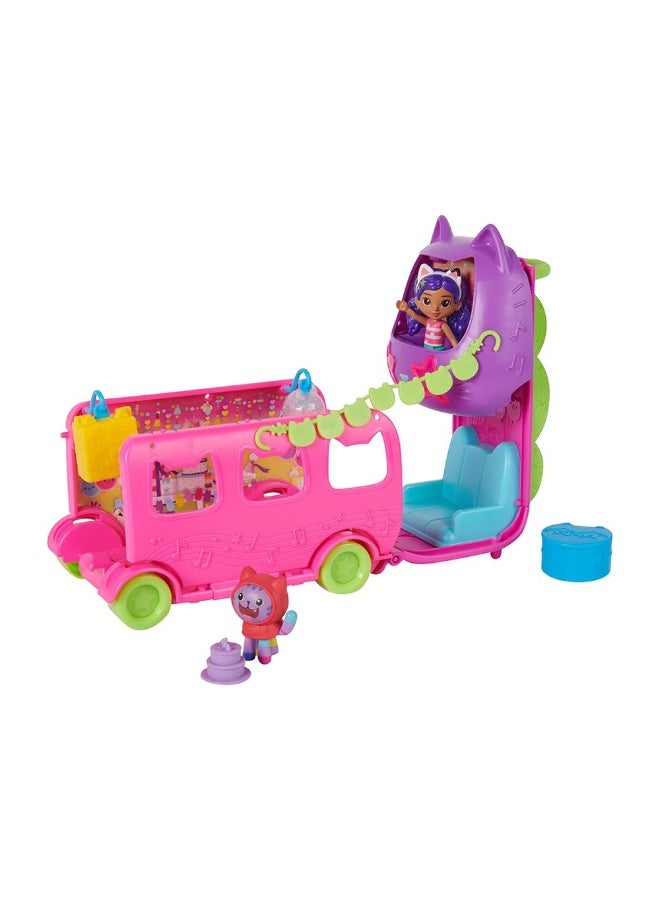 Gabby'S Dollhouse Cat-Errific Purrfect Party Bus Playset