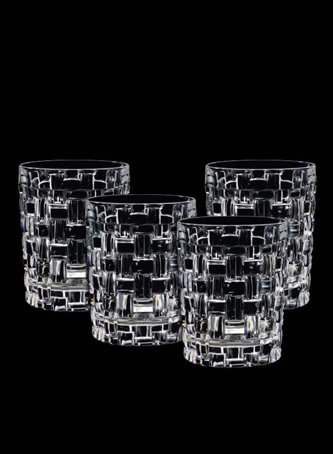 4-Piece Bossa Nova Tumbler Set Clear