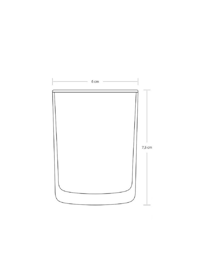 6 Pieces Timeless Mini Water Glass 115 Ml, 76 Mm Height, 58 Mm Diameter Clear