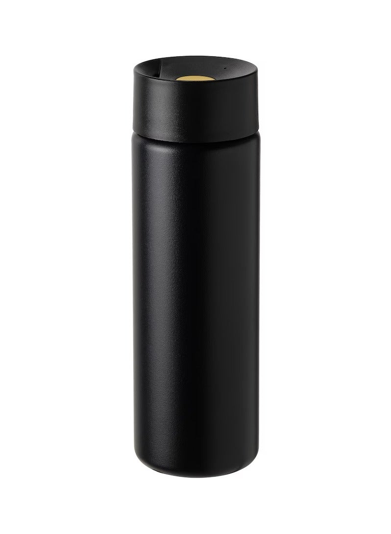 Insulated travel mug, black, 0.4 l