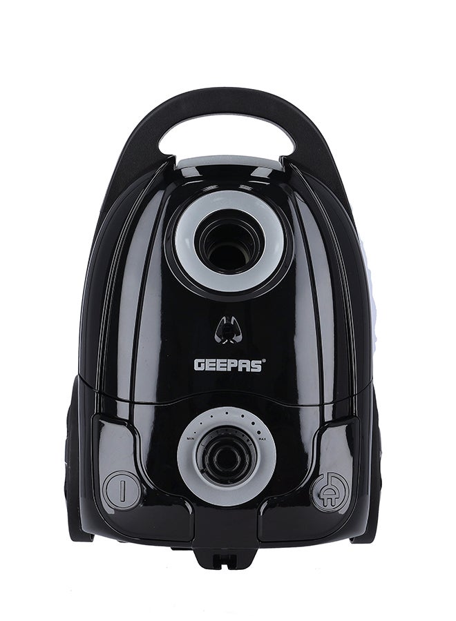 Vacuum Cleaner - Powerful Motor, Cloth Bag & Metal Tube | Speed Control with Low Noise | Ideal Home, Hotel, Shop, Garage & More | 2-Years Warranty 3 L 2600 W GVC19023 Black