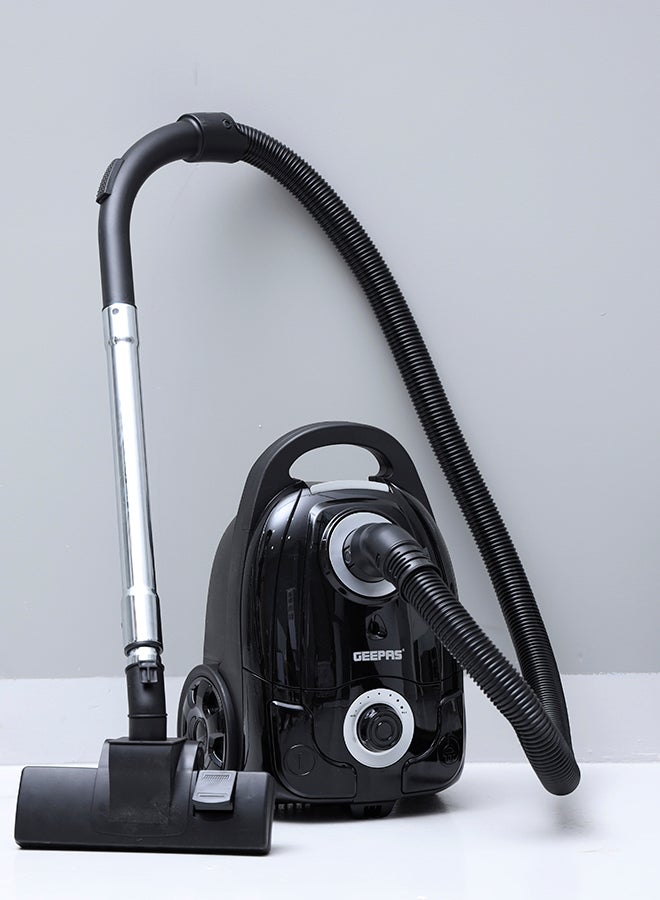 Vacuum Cleaner - Powerful Motor, Cloth Bag & Metal Tube | Speed Control with Low Noise | Ideal Home, Hotel, Shop, Garage & More | 2-Years Warranty 3 L 2600 W GVC19023 Black