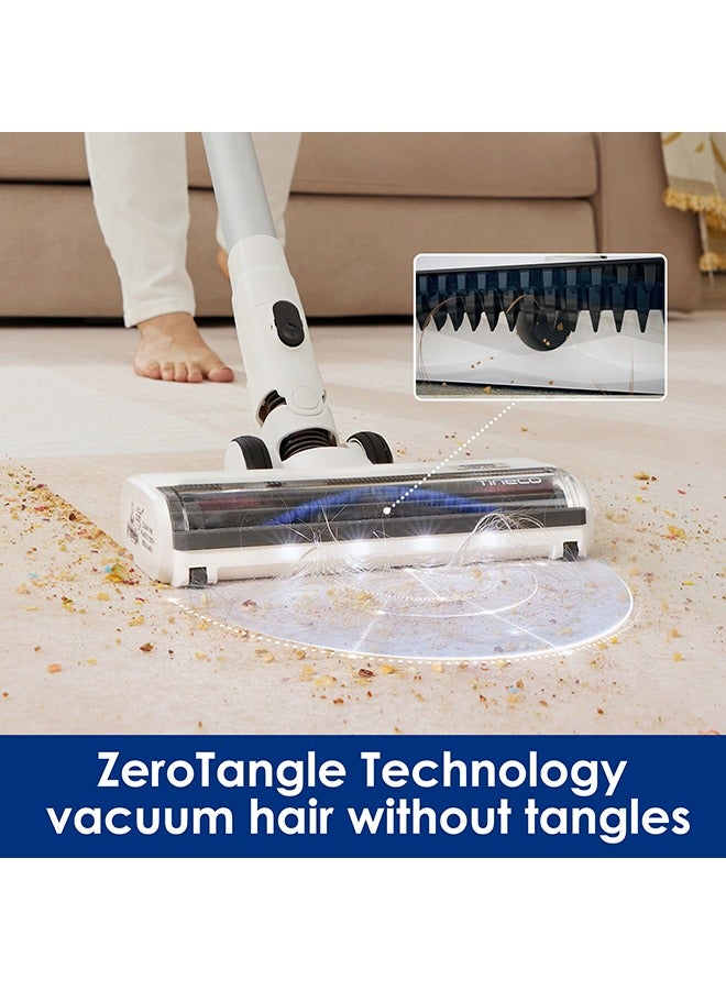 Pure One Air Cordless Stick Vacuum Cleaner with Multiple Attachments & powerful suction, iLoop Smart Sensor Technology with LED screen, Ultra-Quiet and Lightweight Design 0.3 L 230 W Pure ONE Air White