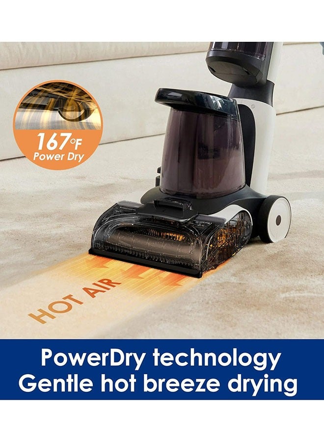 Carpet One Corded Carpet Cleaner with PowerDry and HeatedWash, powerful suction with iLoop Smart Sensor Technoly and screen, Spot and Upholstery Washing, Lightweight Design 2 L 1300 W CARPET ONE Black