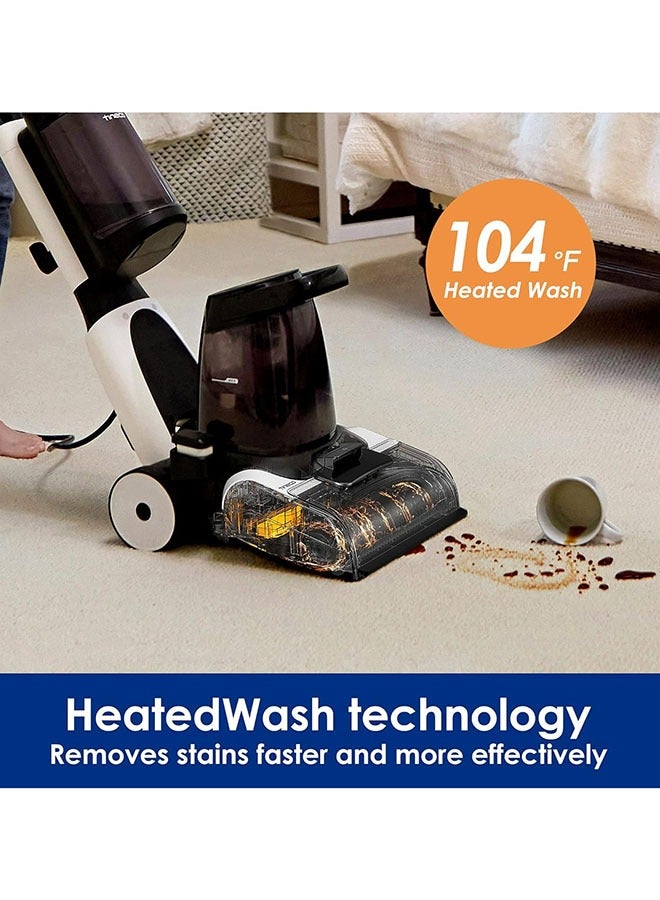 Carpet One Corded Carpet Cleaner with PowerDry and HeatedWash, powerful suction with iLoop Smart Sensor Technoly and screen, Spot and Upholstery Washing, Lightweight Design 2 L 1300 W CARPET ONE Black