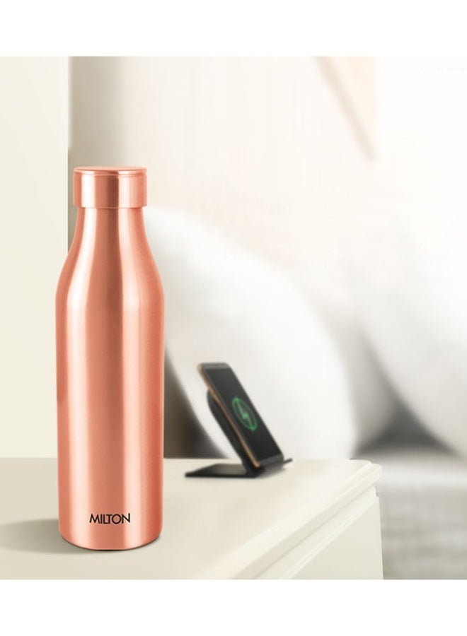 960ml Original Copper Water Bottle - 100% Pure Copper Vessel for Drinking, BPA-Free, Leak-Proof, Boosts Immunity, Supports Digestive & Liver Health, Ayurveda Inspired - Charge 1000 Copper