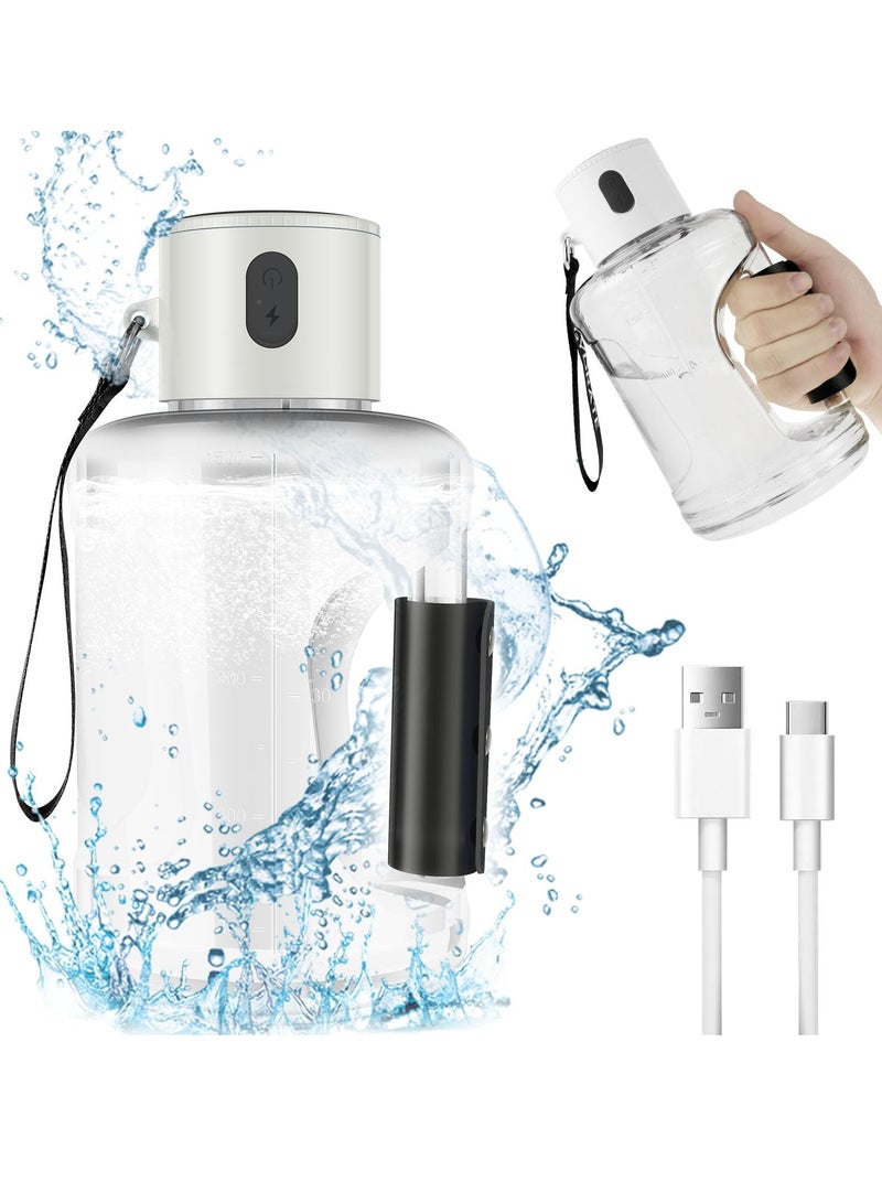 Hydrogen Water Bottle, 2024 New Portable Hydrogen Water Ionizer Machine, with Scale 1500ML Hydrogen Sports Water Bottle, Multifunctional Hydrogen Rich Water Glass Health Cup for Home Office Travel