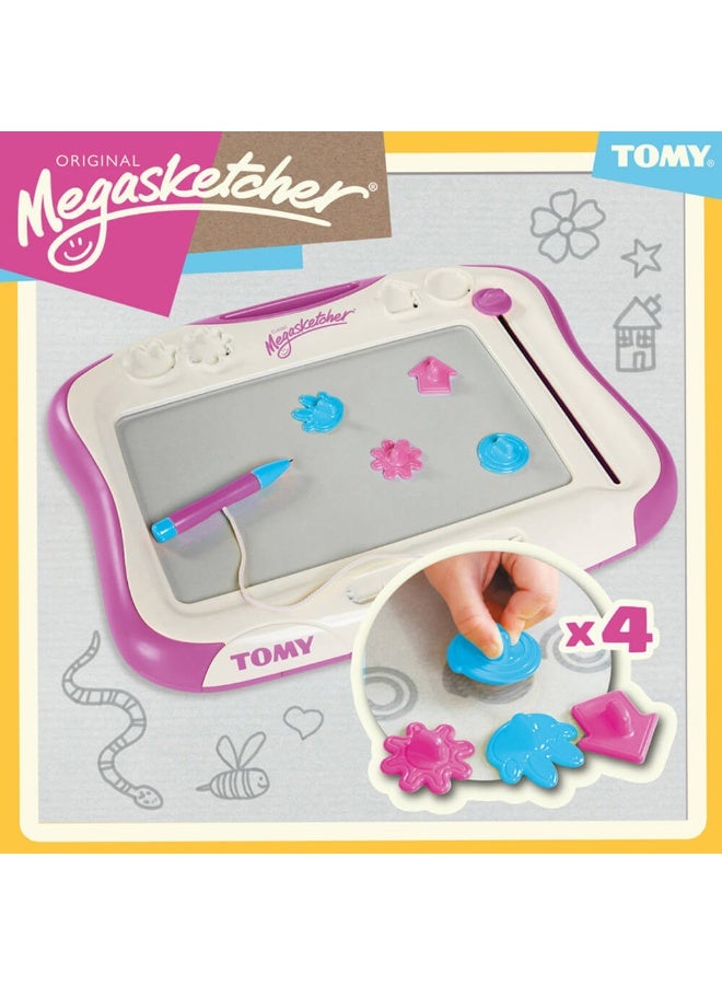 Tomy Megasketcher Classic Magnetic Drawing Board (Purple)