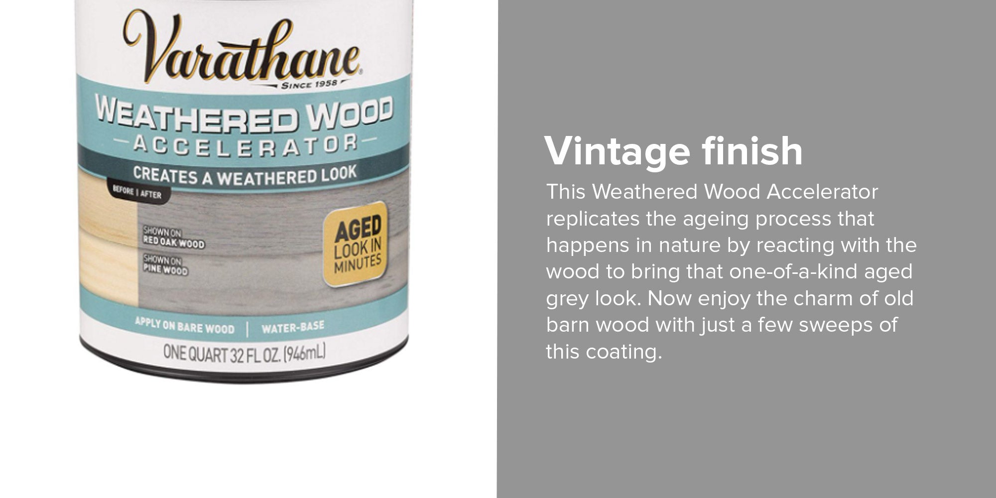 Varathane Wood Accelerator Grey