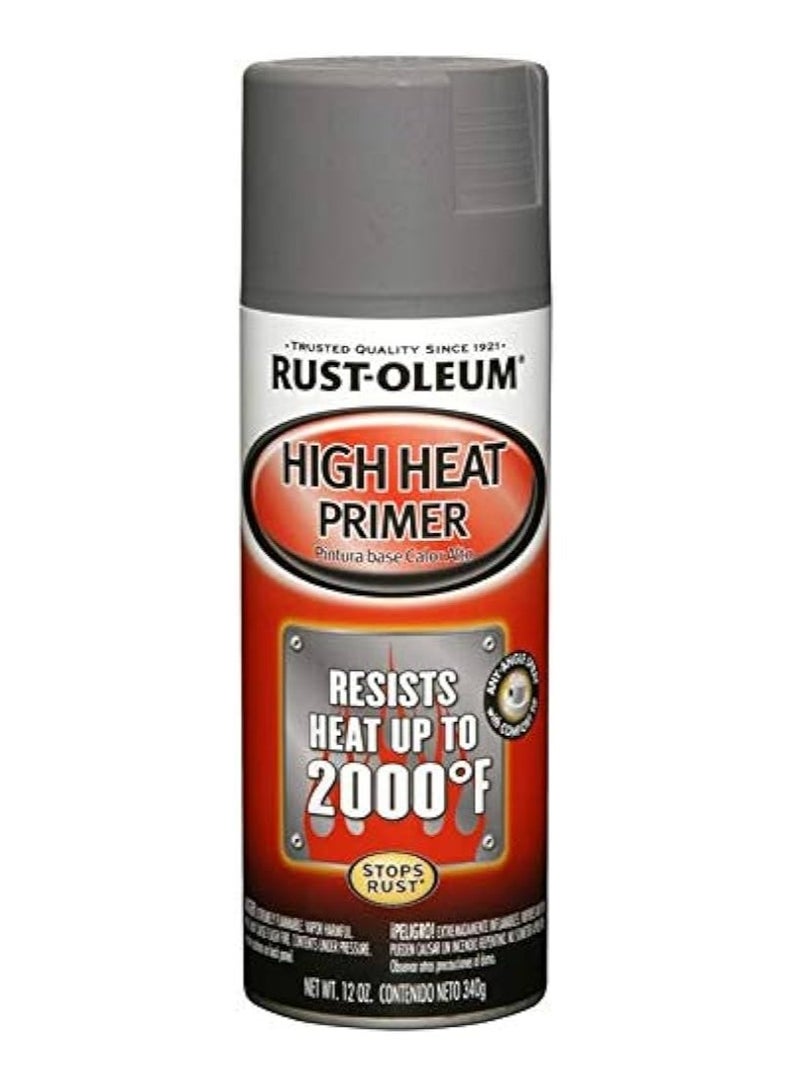 Spray Paint Primer High Heat Gray 12oz