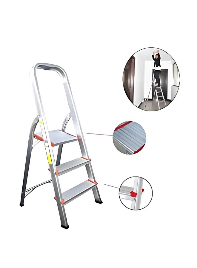 3 Steps Aluminum Steps Household Ladder