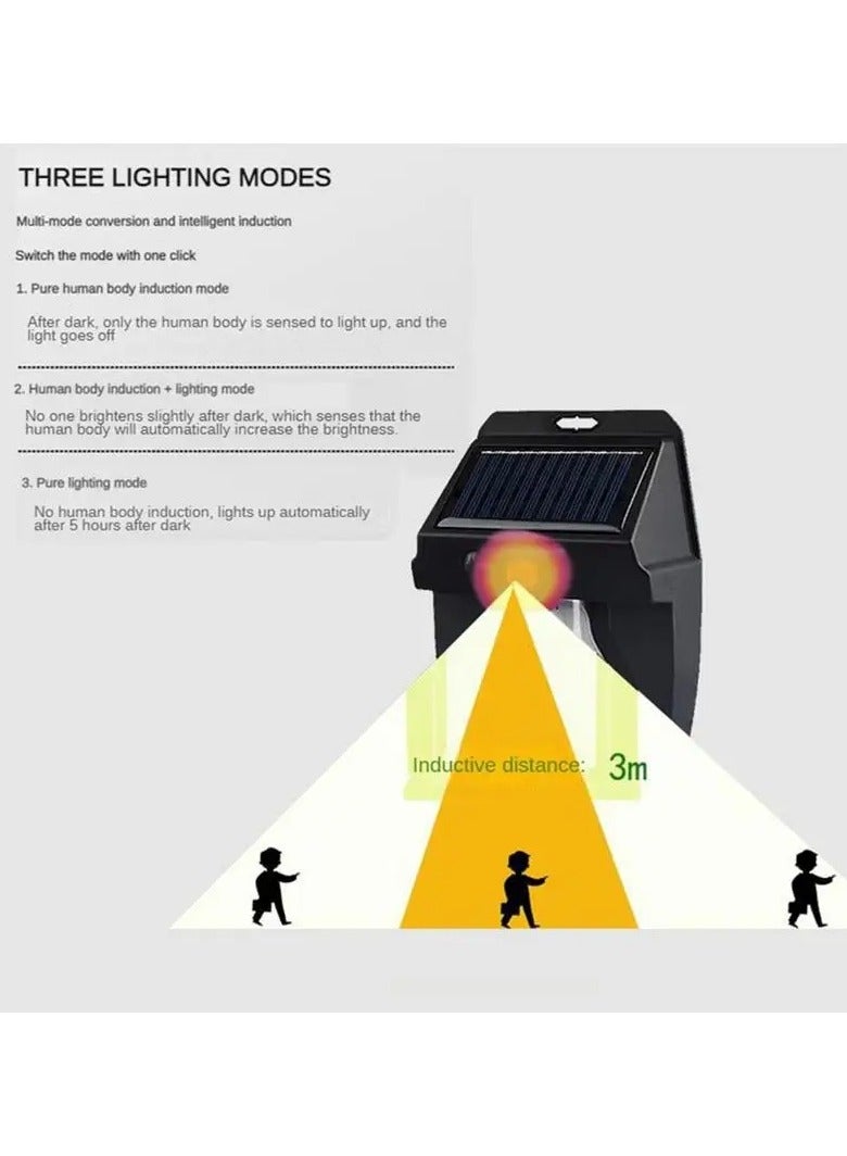 Solar Lights Outdoor Sunlight Solar Tungsten Wire Lamp Waterproof Filament Lamp Induction 3 Modes For Garden Yard Wall Decor