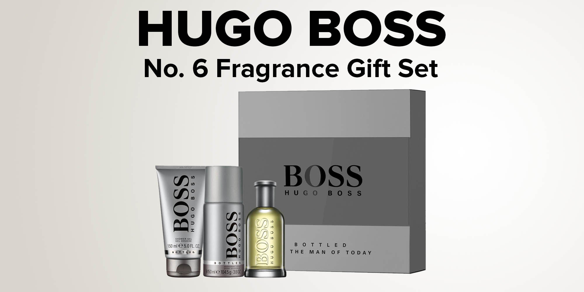 No. 6 Fragrance Gift Set EDT 100 ml, Shower Gel 150 ml, Deodorant 150ml