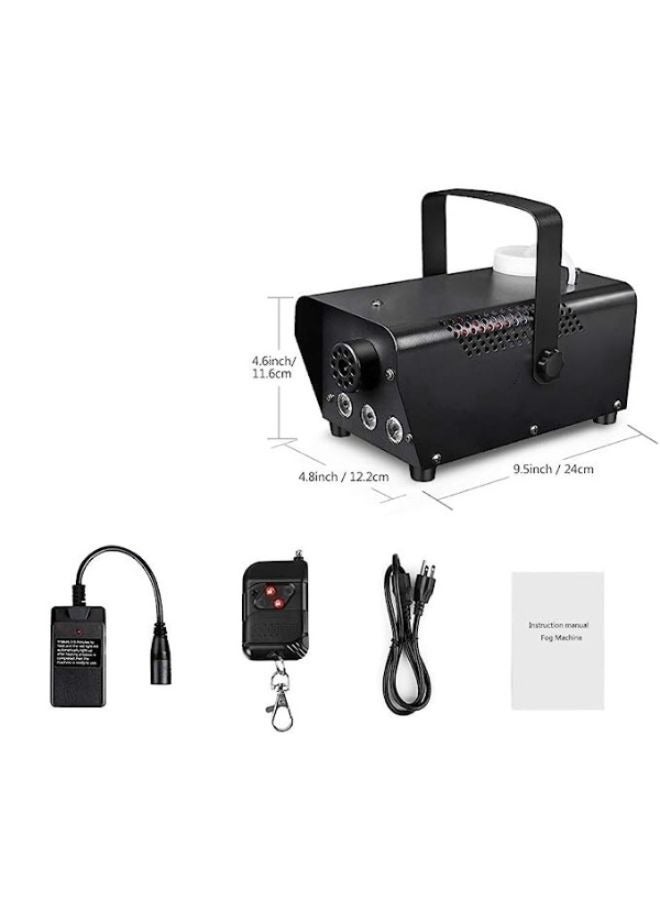 Professional DJ LED Fog Machine 3 Color Light with Wireless Remote Control and 5L Fog Liquid