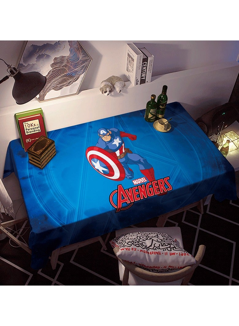 New Captain America Marvel Surrounding Waterproof Tablecloth