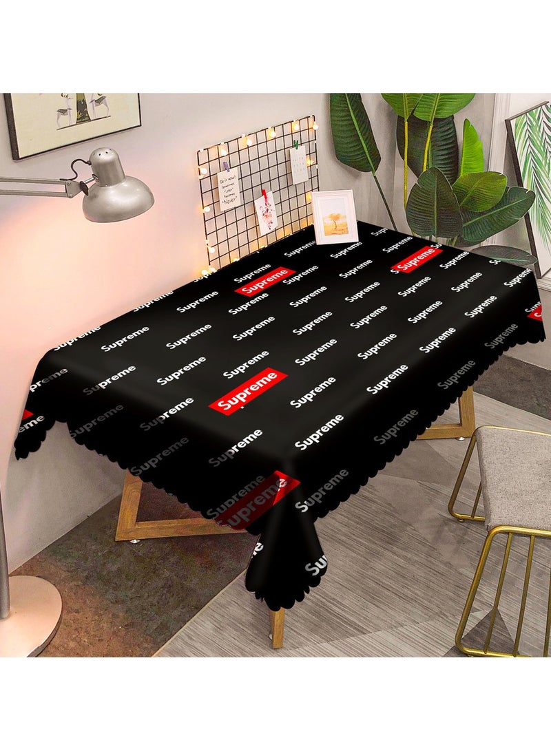 New Trendy Tablecloth Waterproof Stainproof Non Washable Tablecloth