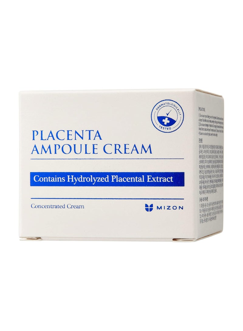 Placenta Cream 50ml Highly Concentrated Placenta Free of Parabens for Skin Renewal Revitalization and Protection