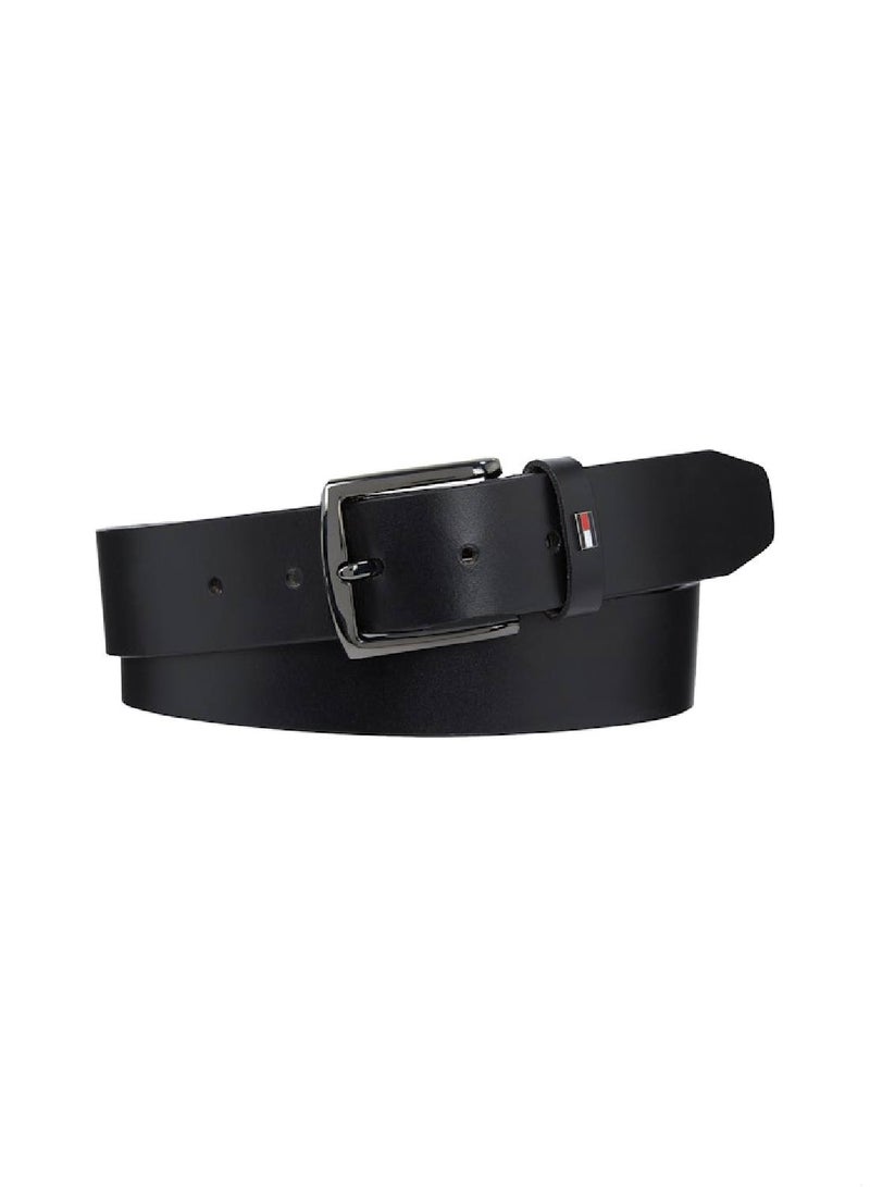 Men's Denton Adjustable Belt, Black - Leather