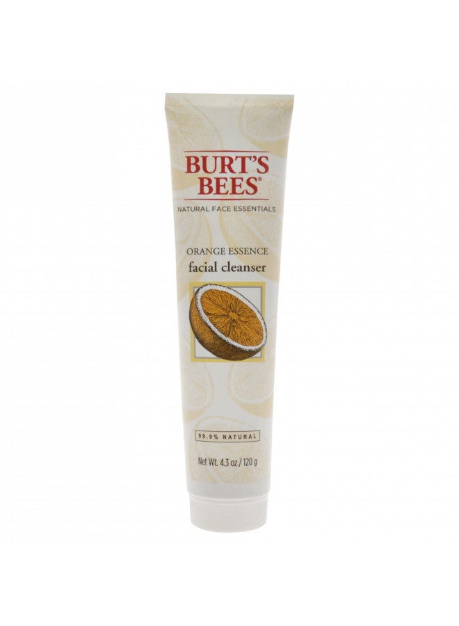 Burt's Bees Orange Essence Facial Cleanser, Sulfate-Free Face Wash, 4.3 Ounces