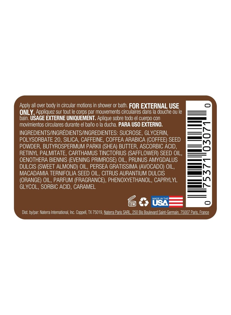 Tree Hut Ultra Hydrating and Exfoliating Sugar Scrub Mocha & Coffee Bean for Nourishing Essential Body Care, 18 Ounce 510g Made in USA
